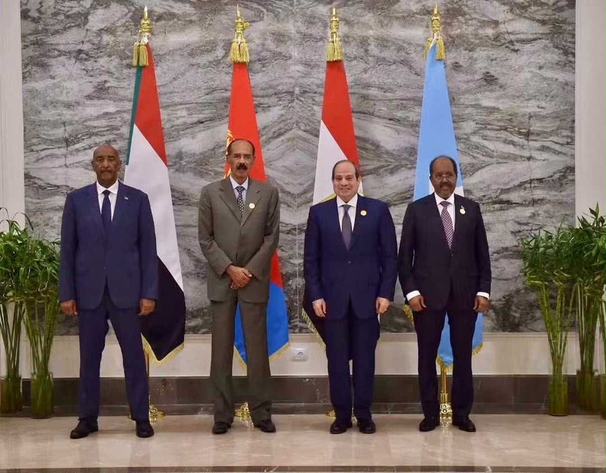 Mısır, Eritre, Somali ve Sudan liderleri Kızıldeniz ve Nil\'i vurgulayan bildiri yayımladı