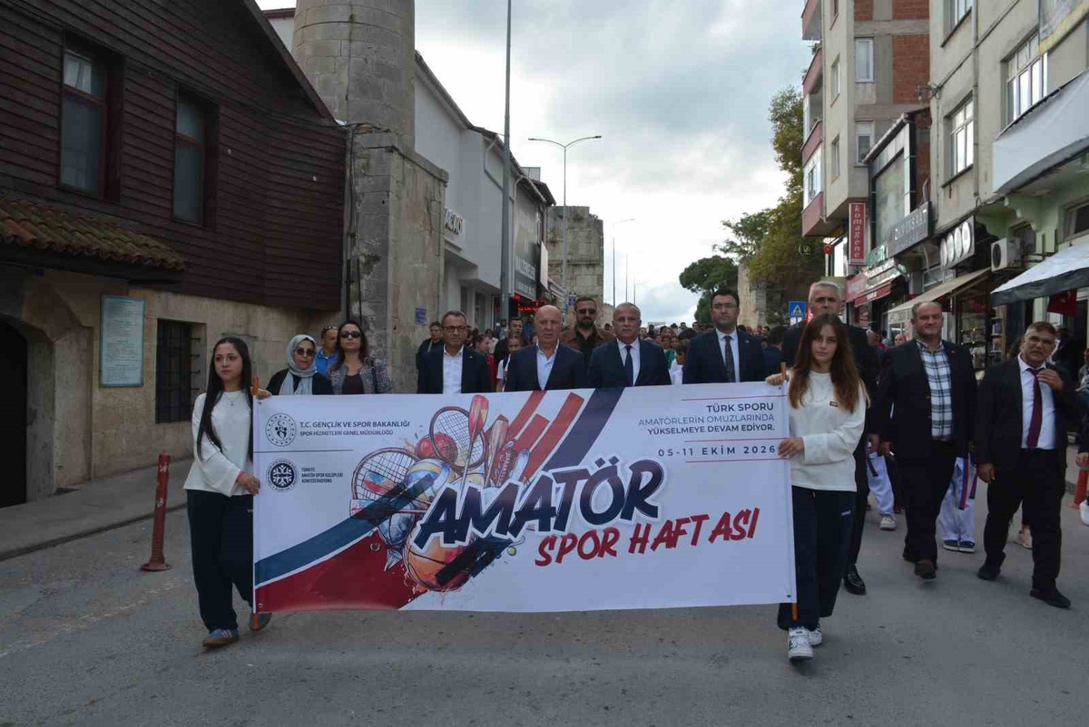 Sinop\'ta Amatör Spor Haftası, Gençlik ve Spor İl Müdürlüğü\'nün töreniyle başladı