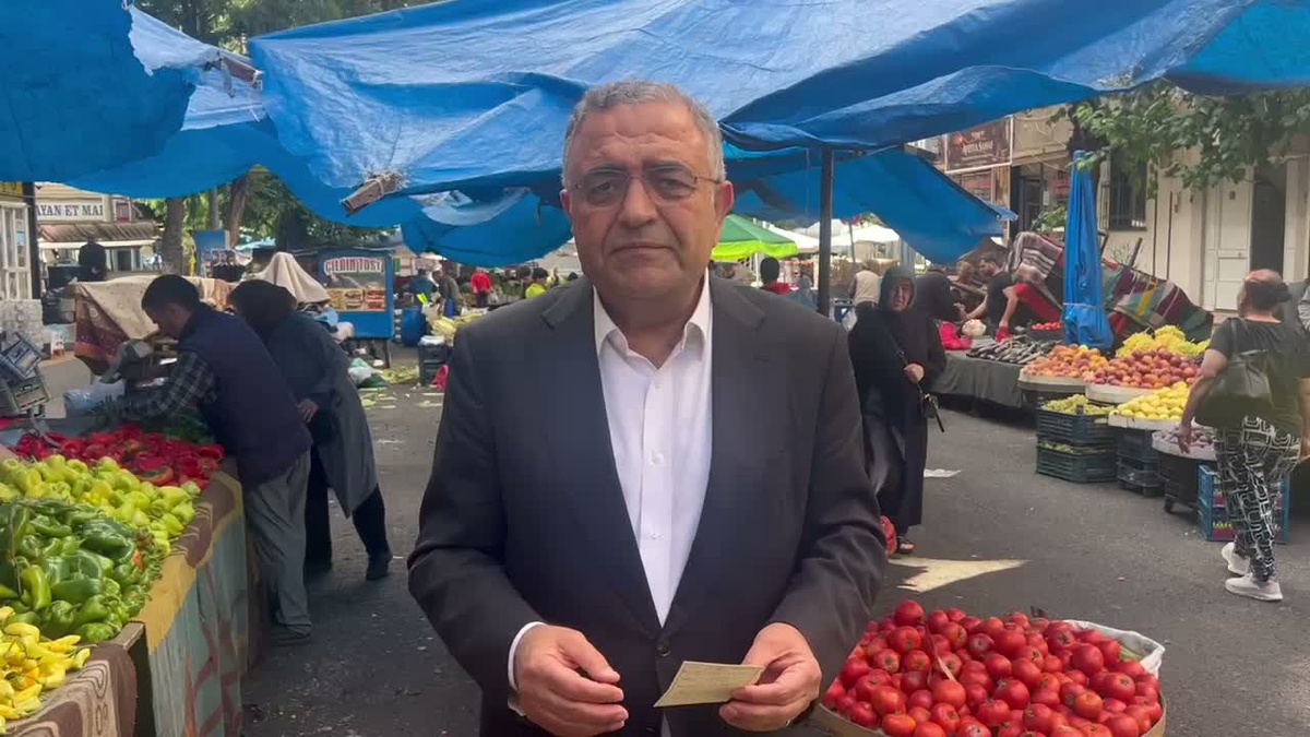 Tanrıkulu\'na göre Diyarbakır pazarı boş, enflasyon düşmüyor, esnaf şikayetçi