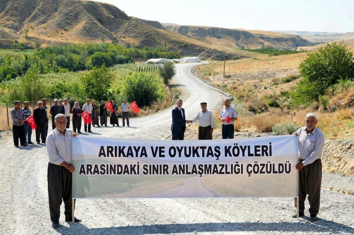 Batman Kozluk\'ta Arıkaya ve Oyuktaş\'ın arazi sınırı Valilik kararıyla netleşti