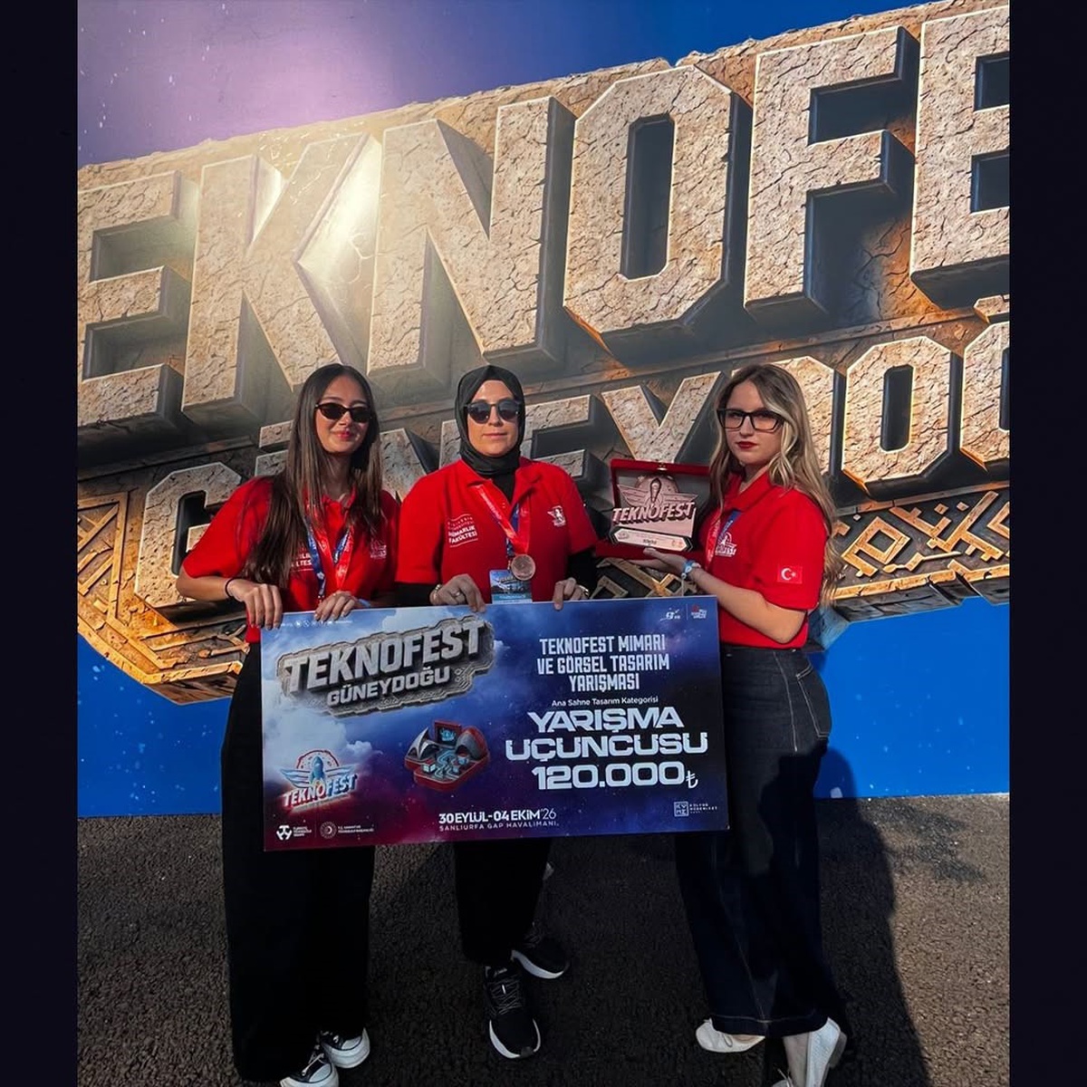 BAÜN\'lü Karnas Takımı TEKNOFEST 2026\'da ana sahne tasarımı kategorisinde üçüncü oldu