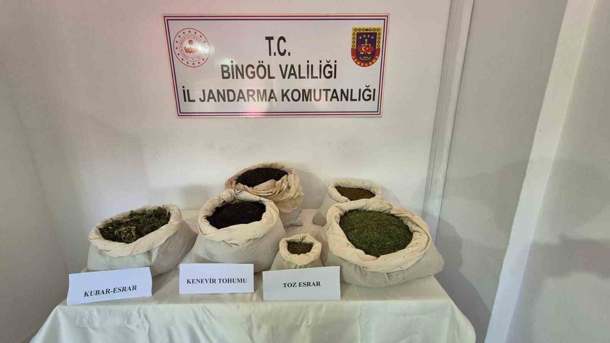 Bingöl\'de jandarma son 1 haftada 33 olaya müdahale etti, 49 şüpheli yakalandı