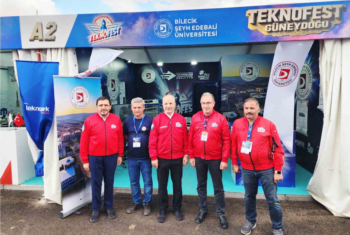 BŞEÜ\'nün TEKNOFEST 2026 standını YÖK ve TÜBİTAK başkanları ziyaret etti