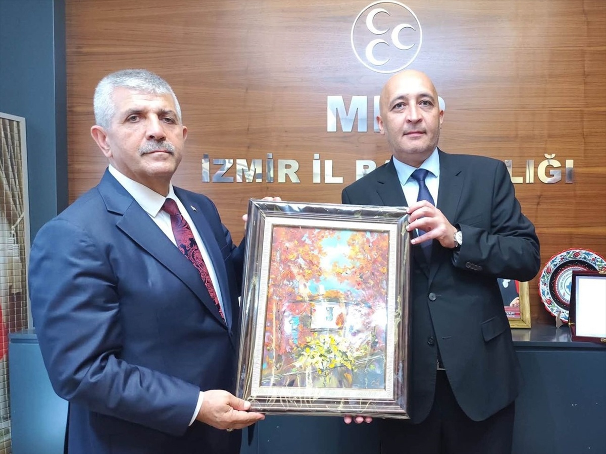 Bulgaristan Meclis Başkanvekili Sabri, MHP İzmir İl Başkanı Şahin\'i ziyaret etti