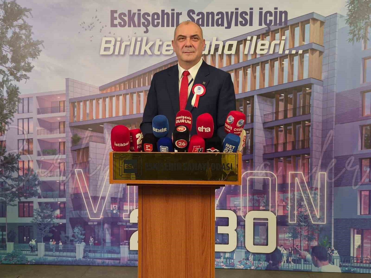 Kesikbaş yeniden ESO başkanı seçildi, Eskişehir\'i teknoloji şehri yapmayı hedefledi
