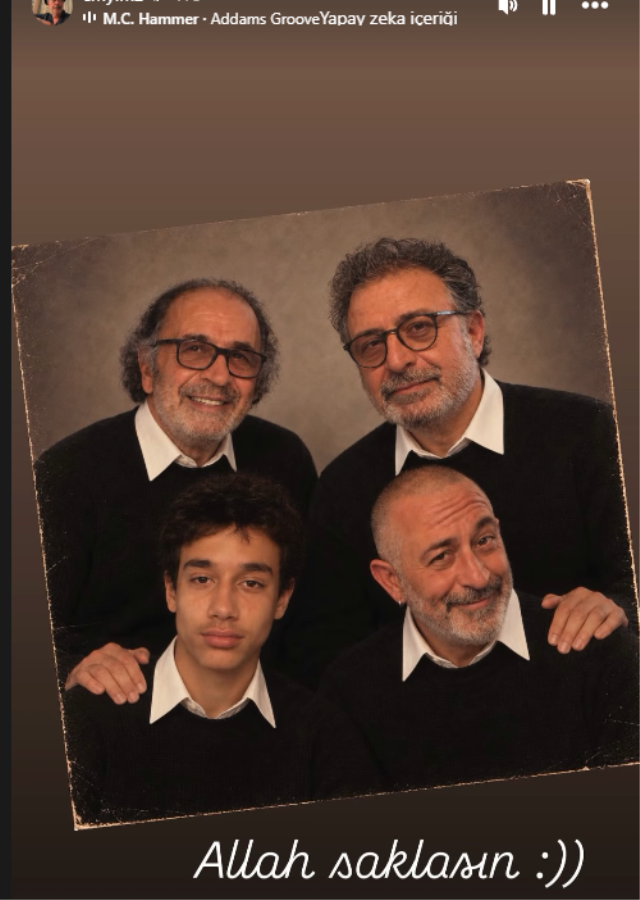 Cem Yılmaz'dan aile pozu! 