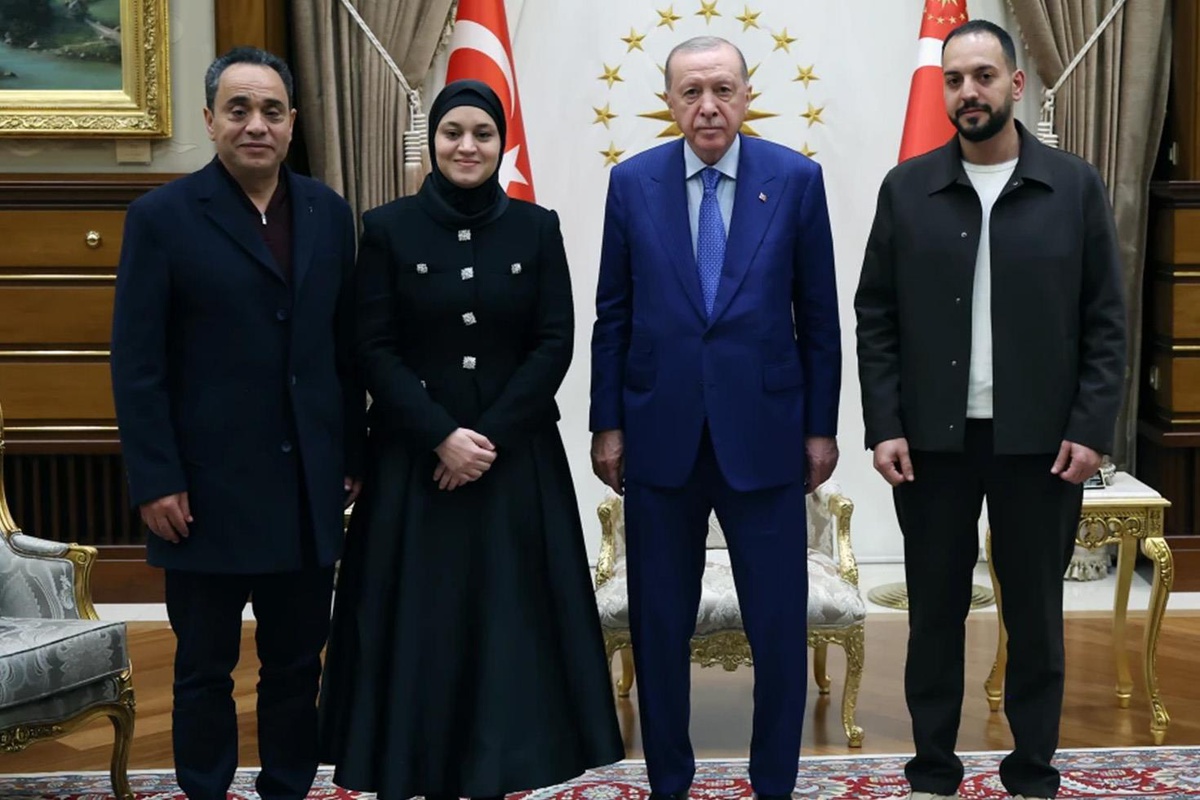 Erdoğan, Filistinli Hind Rajab’ın ailesini kabul etti