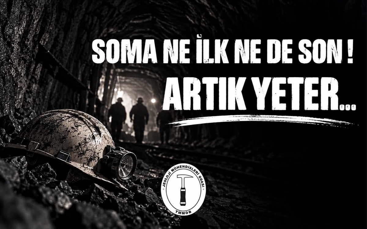 Soma\'daki göçükte ölen 5 işçi için Jeoloji Mühendisleri Odası adil soruşturma istedi
