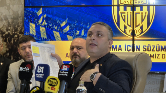 TFF tarafından 3 puanı silinen Ankaragücü Başkanı Alparslan'dan ilginç çıkış