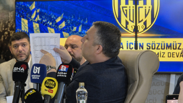TFF tarafından 3 puanı silinen Ankaragücü Başkanı Alparslan'dan ilginç çıkış