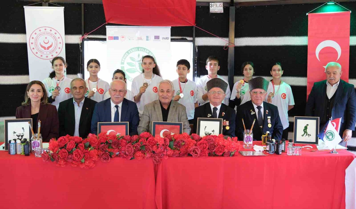 Samsun\'da gaziler ve genç taekwondo sporcuları Vatan ve Kahramanlık Buluşması\'nda buluştu