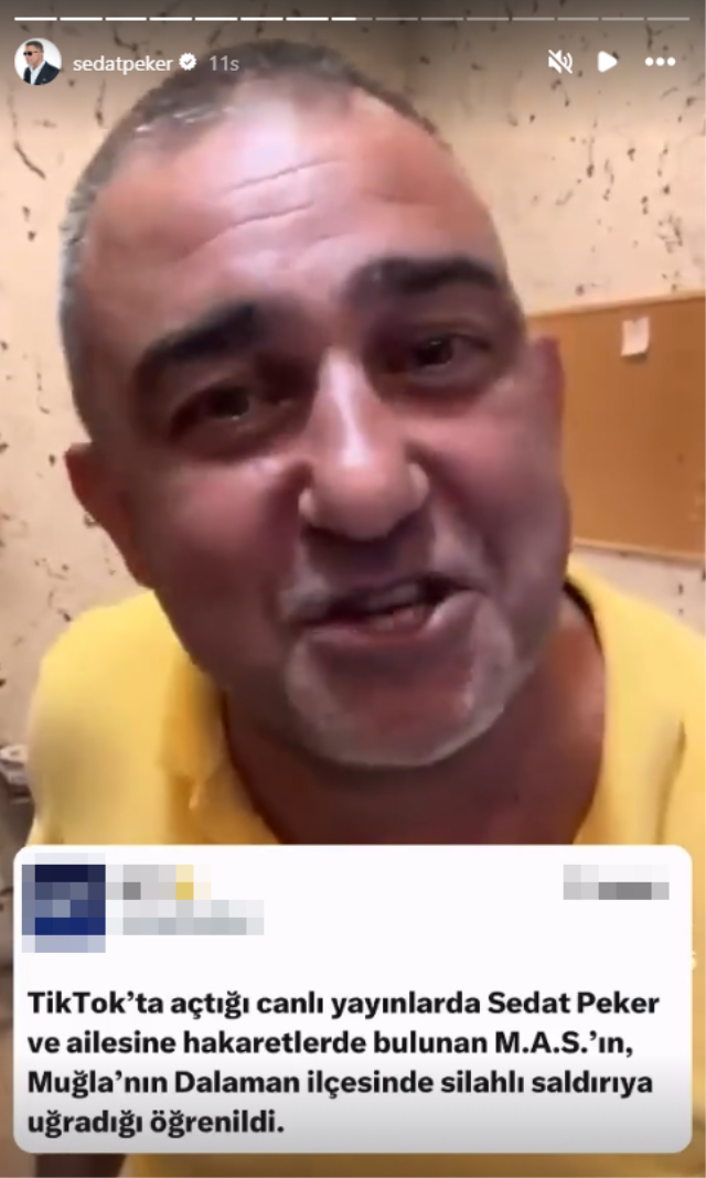 Sedat Peker'e canlı yayında hakaret etmişti! Silahlı saldırıya uğradı