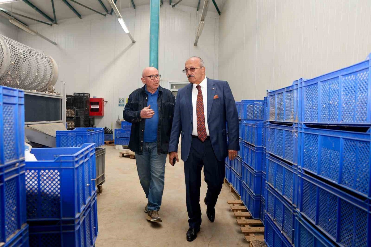 Taşköprü Belediye Başkanı Arslan, OSB\'deki fabrikaları ziyaret edip işçilerle buluştu