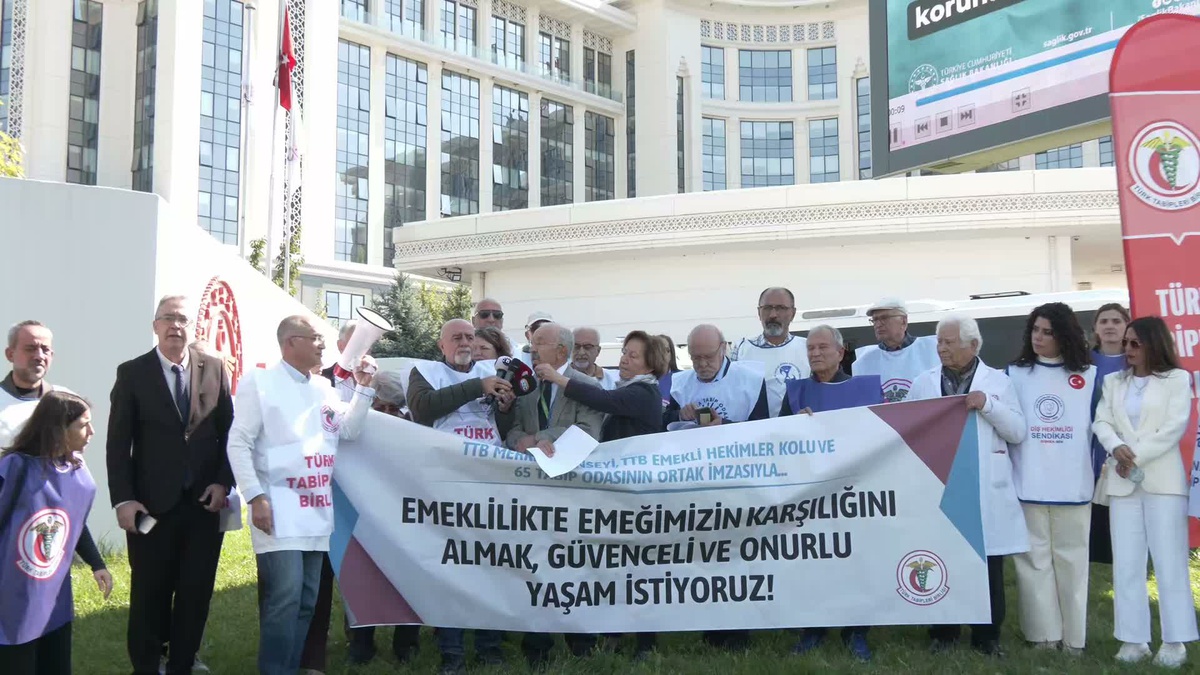 TTB, emekli hekim aylıklarının yoksulluk sınırını aşmasını istedi.