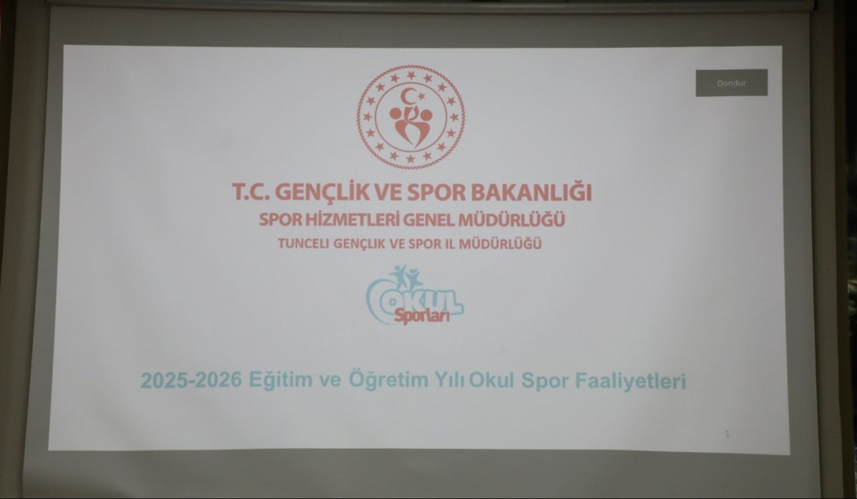 Tunceli\'de okul sporlarında öğrenci katılımını artırma yolları görüşüldü