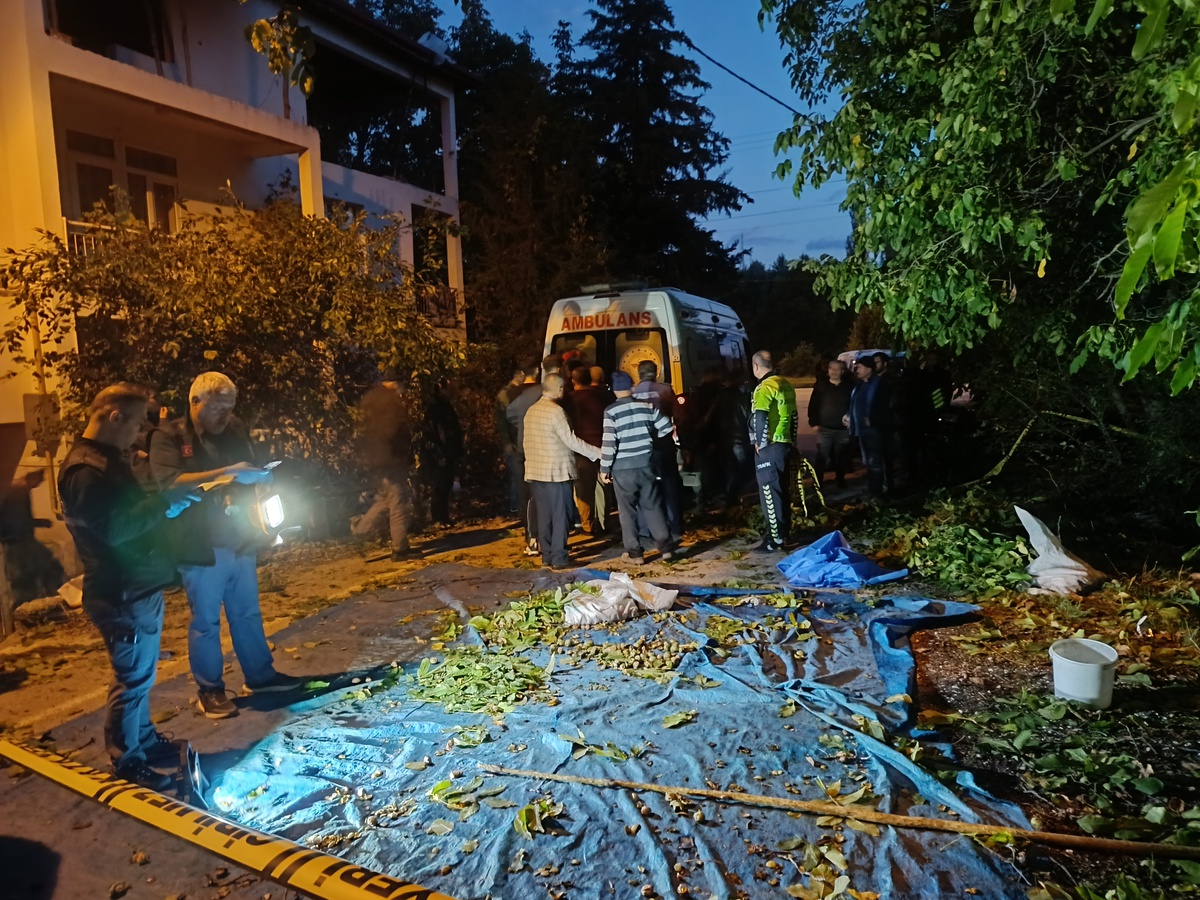 Burdur Ağlasun\'da ağaçtan düşen 78 yaşındaki Ramazan Kalyon hayatını kaybetti