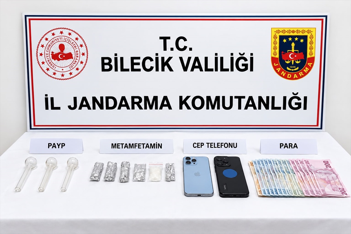 Bilecik Osmaneli\'de uyuşturucu operasyonunda 3 şüpheli yakalandı