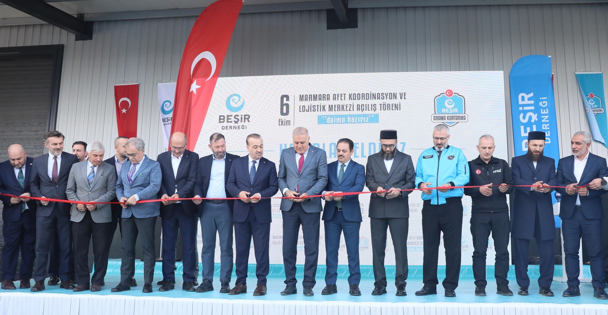 MARMARA AFET KOORDİNASYON VE LOJİSTİK MERKEZİ HİZMETE AÇILDI