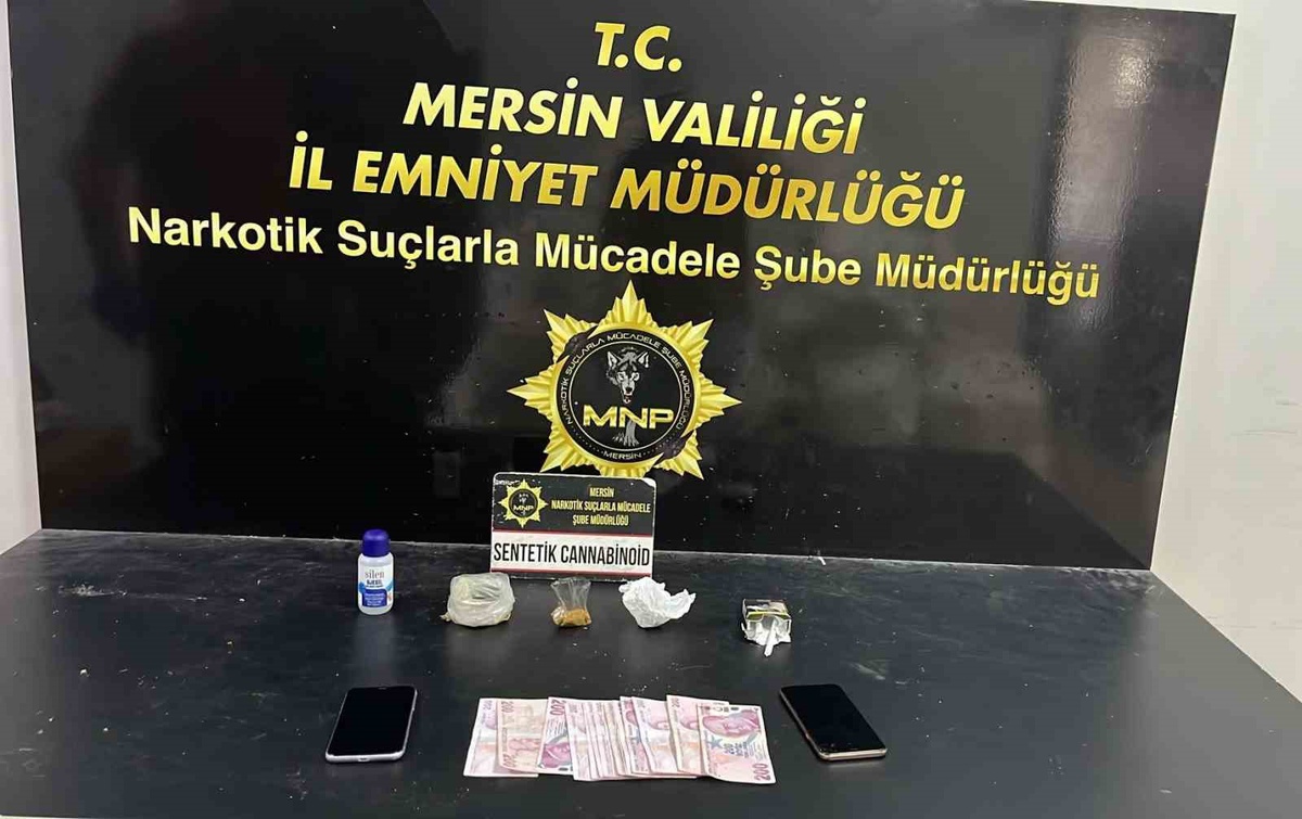 Mersin\'de uyuşturucu satıcılarına yönelik operasyonda 2 şüpheli tutuklandı