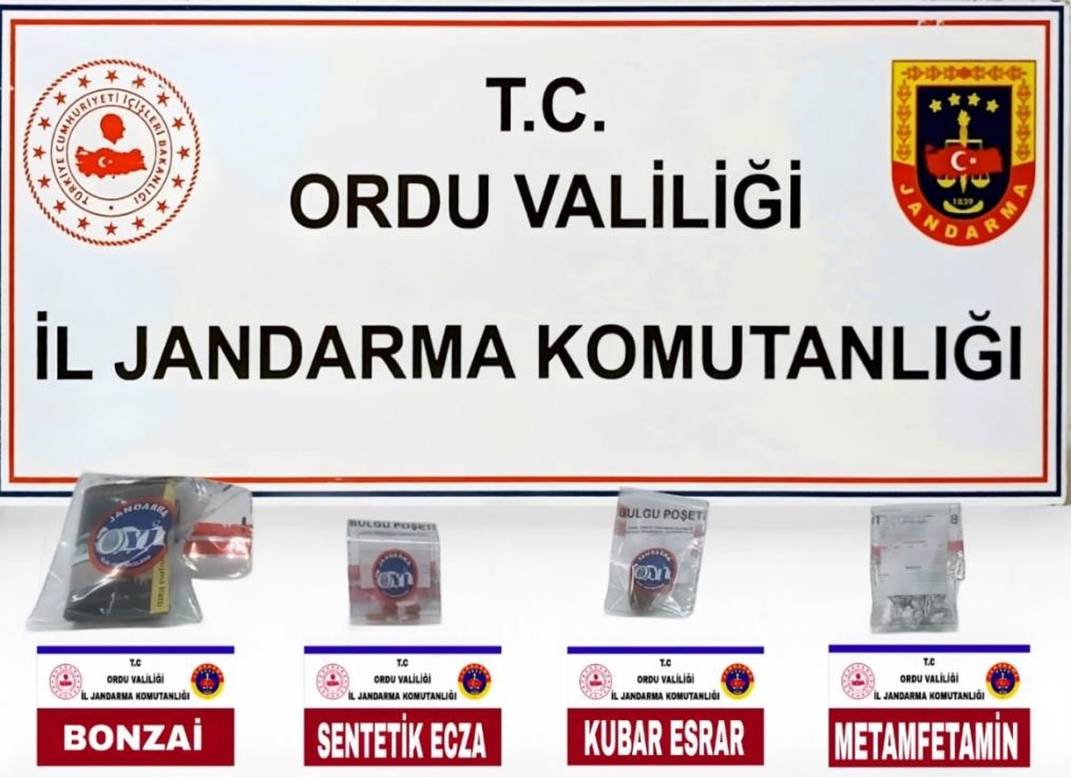 Ordu\'da jandarma 1 haftada 26 uyuşturucu operasyonu düzenledi, 26 şüpheli yakalandı