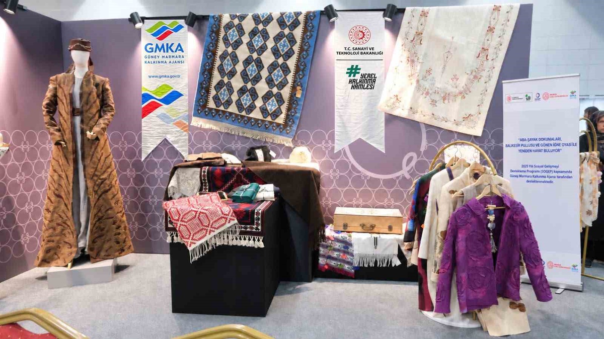 GMKA destekli projede üretilen Balıkesir el sanatları CRAFTİSTANBUL\'da sergilendi