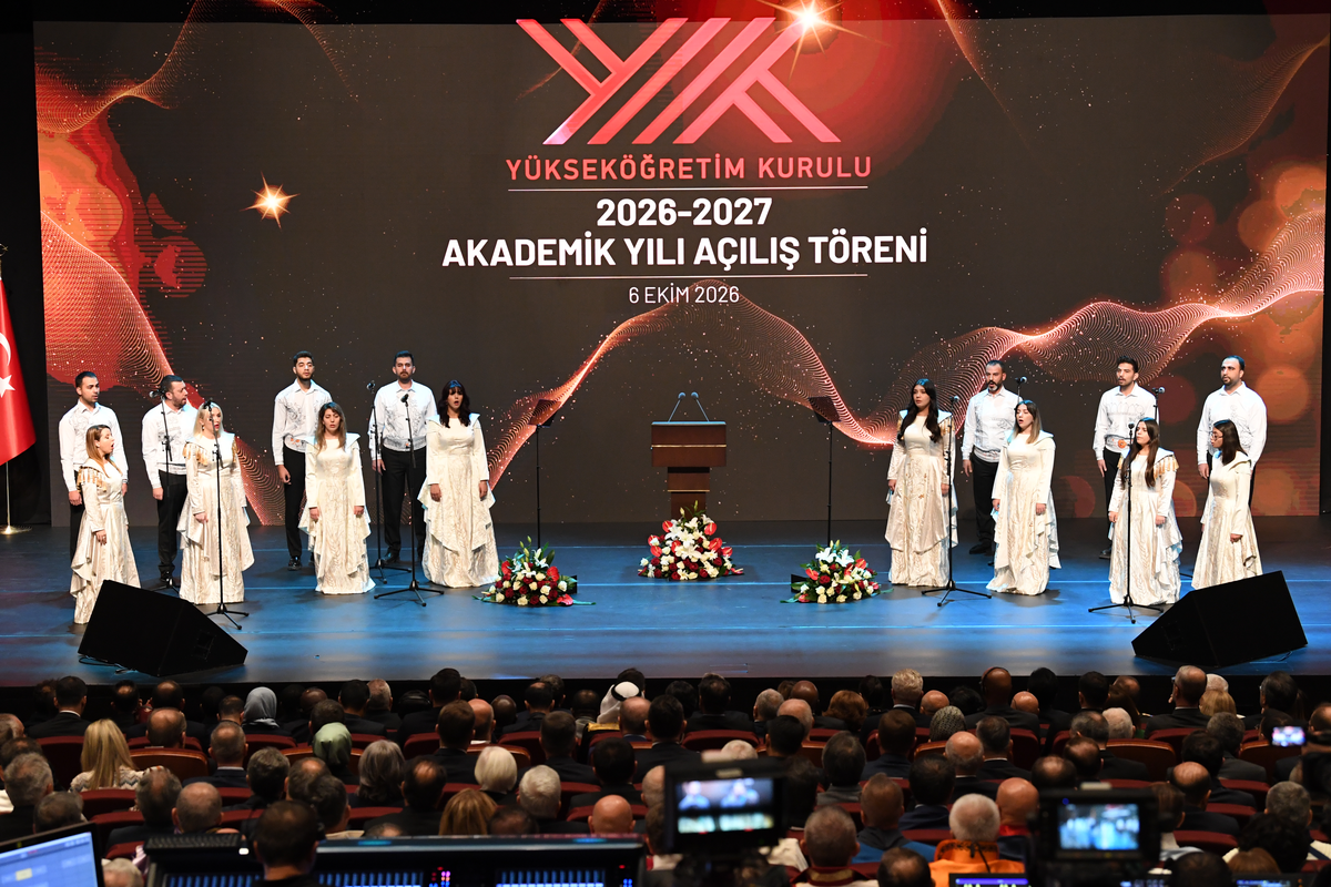 Vox Humanis Çok Sesli Korosu, 2026-2027 Yükseköğretim Akademik Açılış Töreni’nde sahne aldı