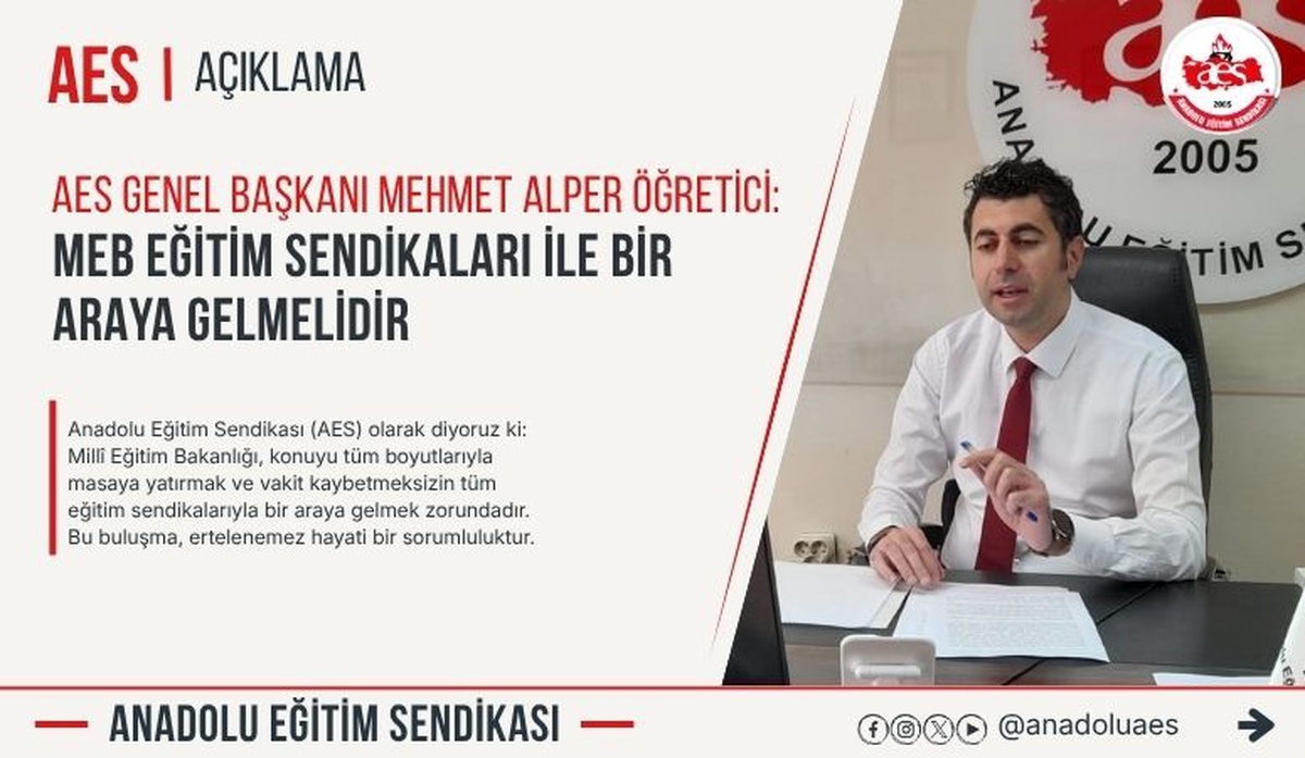 AES, okul şiddeti için MEB\'e tüm eğitim sendikalarıyla acil buluşma çağrısı yaptı