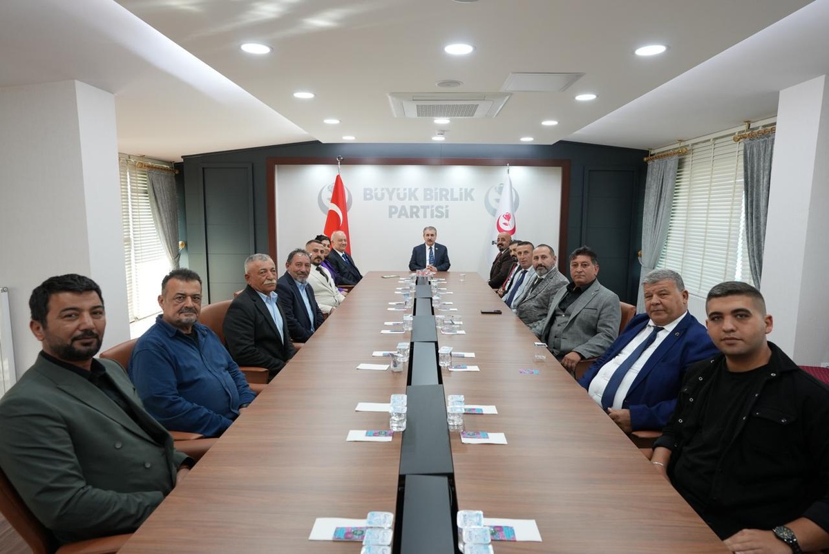 Antalya ve Burdur\'dan gelen 12 İmamlar Alevi-Bektaşi heyeti, BBP\'ye destek verdi