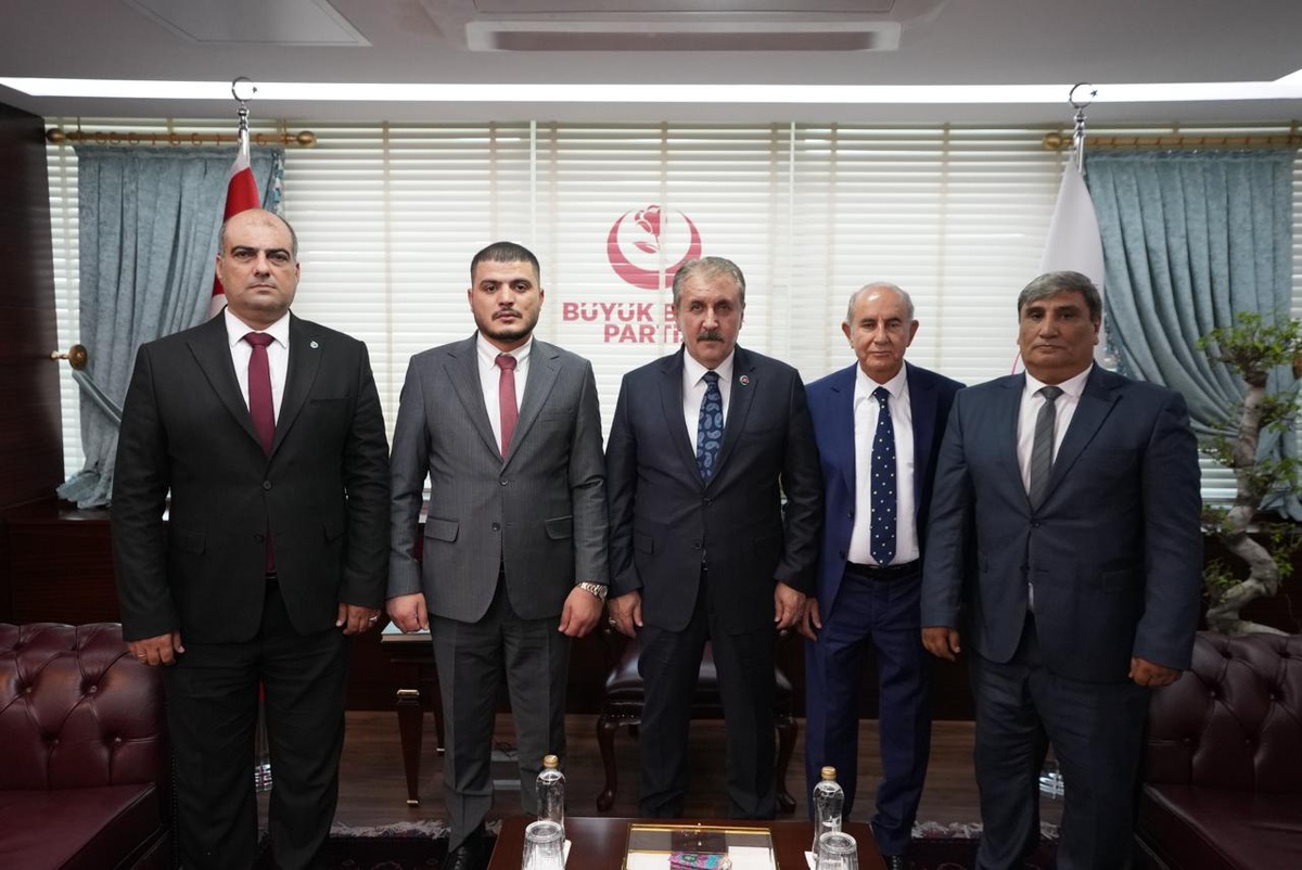BBP Genel Başkanı Destici, Halep Milletvekili İsa\'yı Türkmen heyetiyle ağırladı