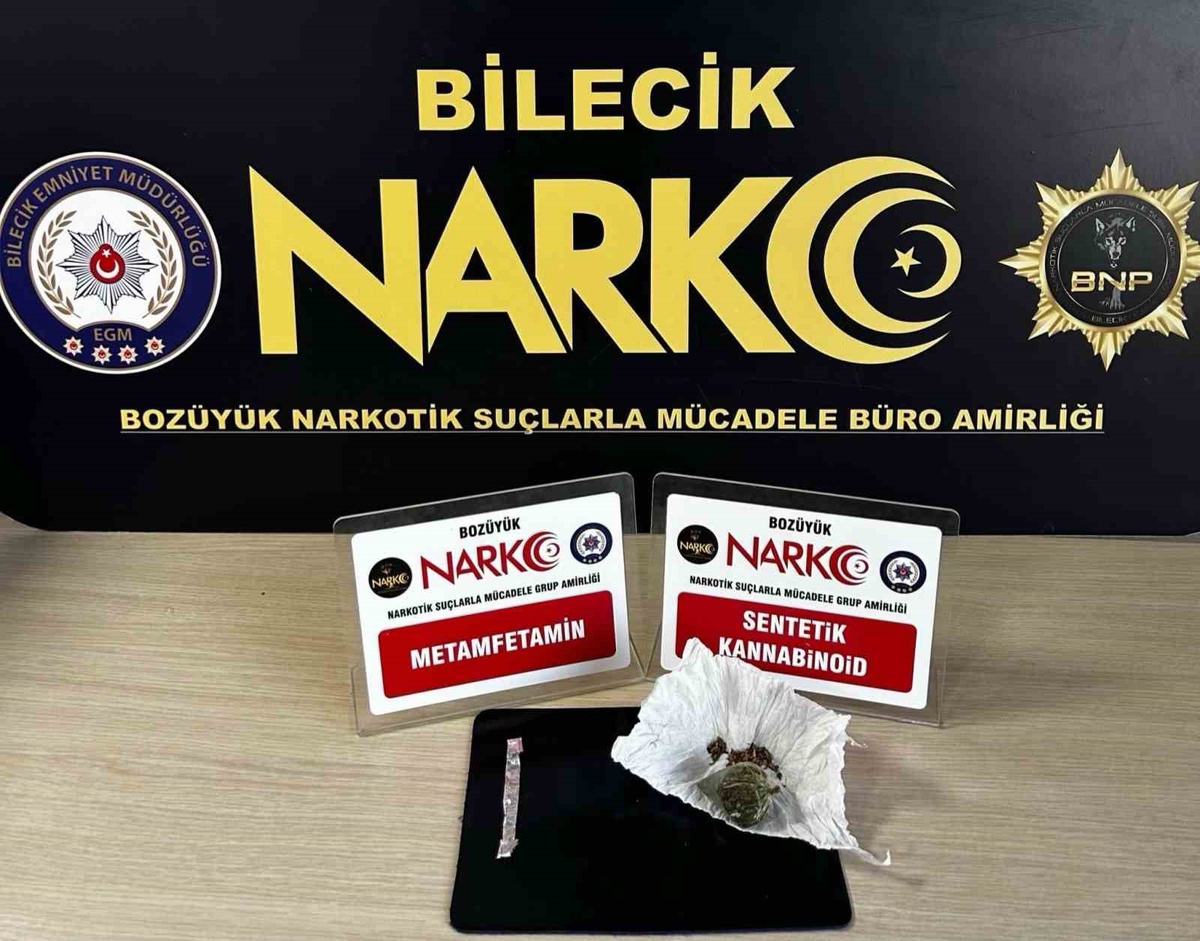 Bilecik Bozüyük\'te bonzai ve metamfetamin ele geçirildi, 1 şüpheli yakalandı