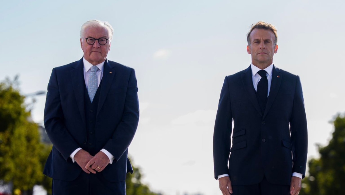 Macron, Steinmeier\'i ağırlarken dostluğun tüm Avrupa için vaat olduğunu söyledi
