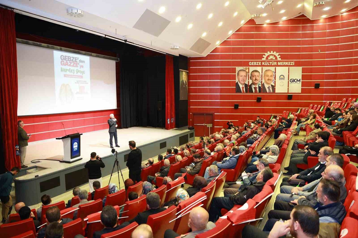 Gebze Belediyesi Gazze için Sumud\'dan Umuda programında sergi ve konferans düzenledi