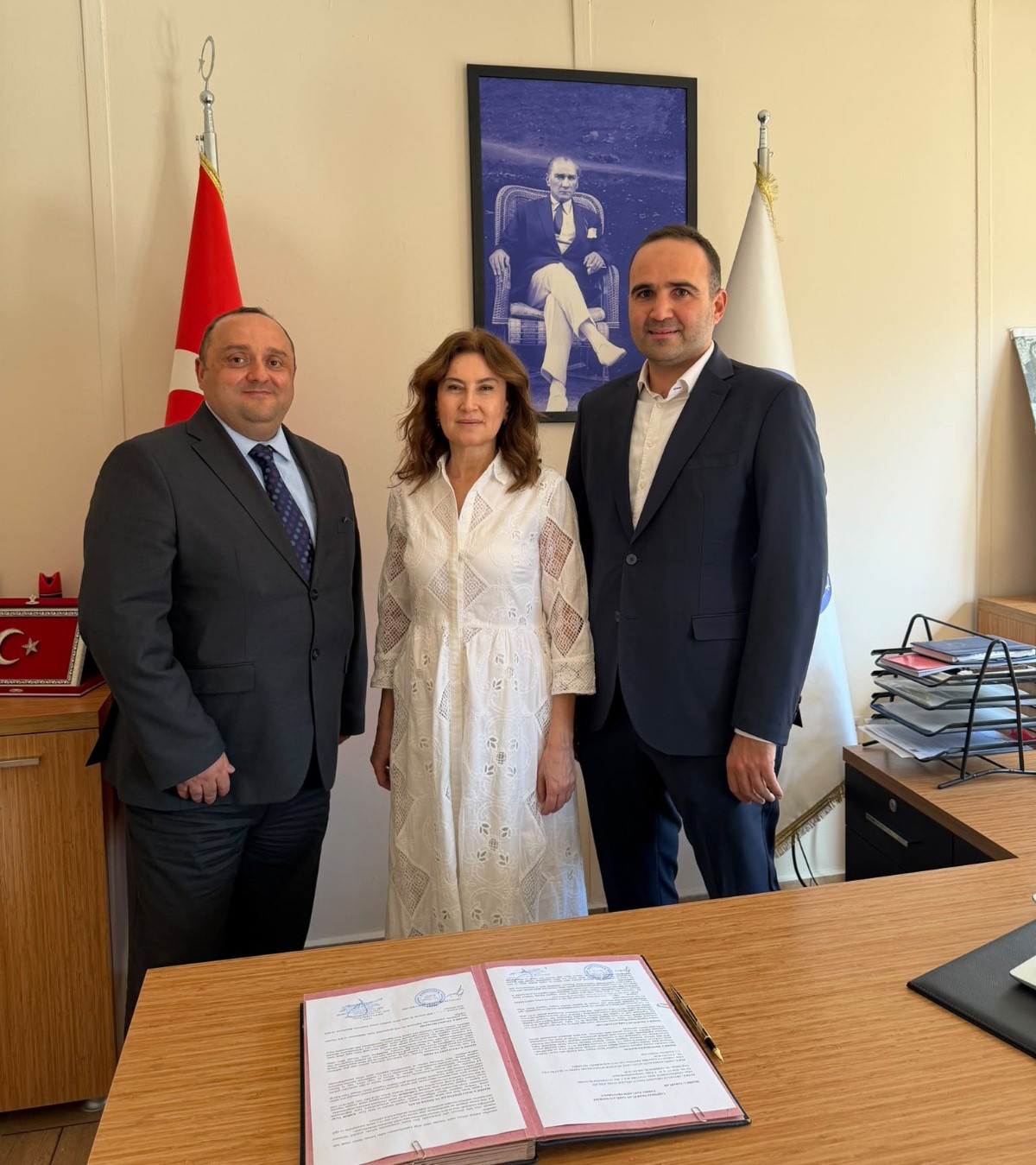 Aydın Germencik\'te Ortaklar OSB\'ye araç muayene istasyonu için protokol imzalandı
