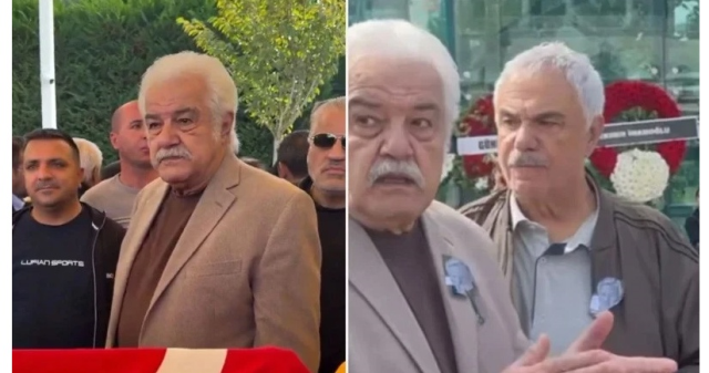 Göksel Arsoy'un cenazesinde fotoğraf çektirmek isteyenlere Serdar Gökhan'dan tepki