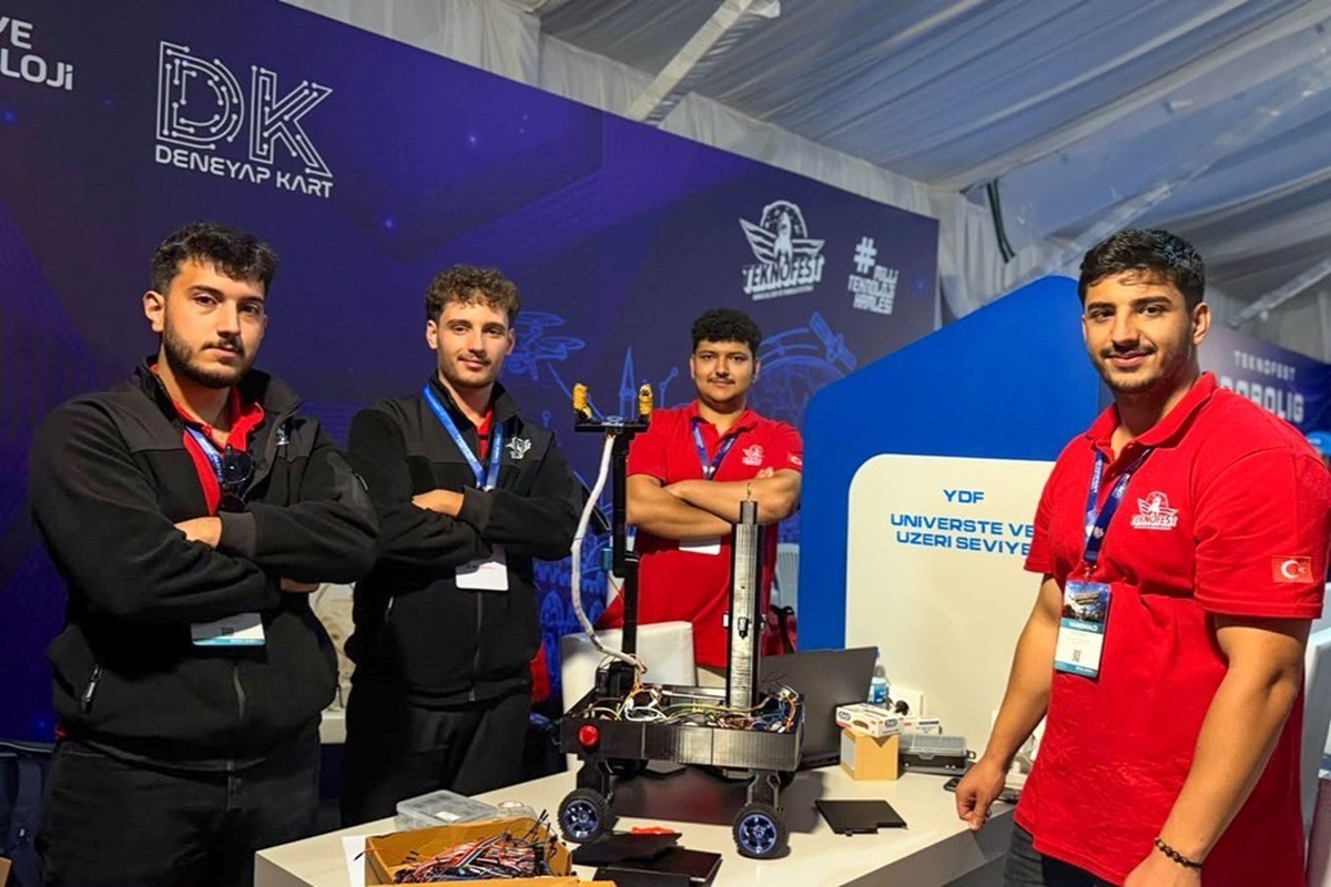 Kastamonu Tosya MYO YDF Takımı, TEKNOFEST RoboLig finalinde Türkiye 5\'incisi oldu