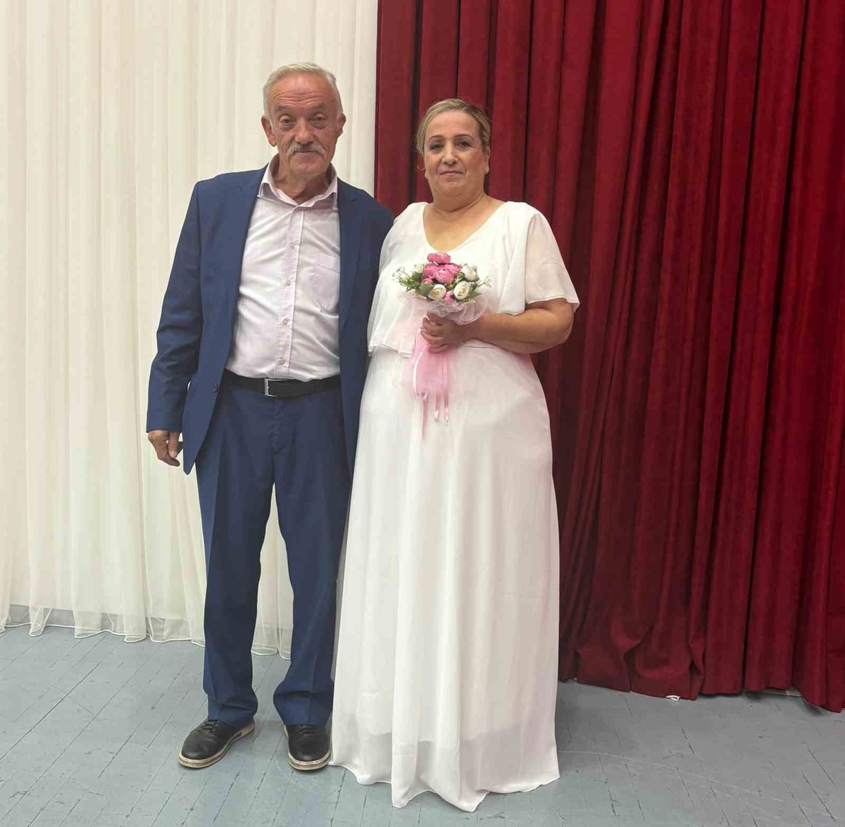 Ordu Fatsa\'da Kara çifti, evliliklerinin 35. yılında resmi nikah kıydı