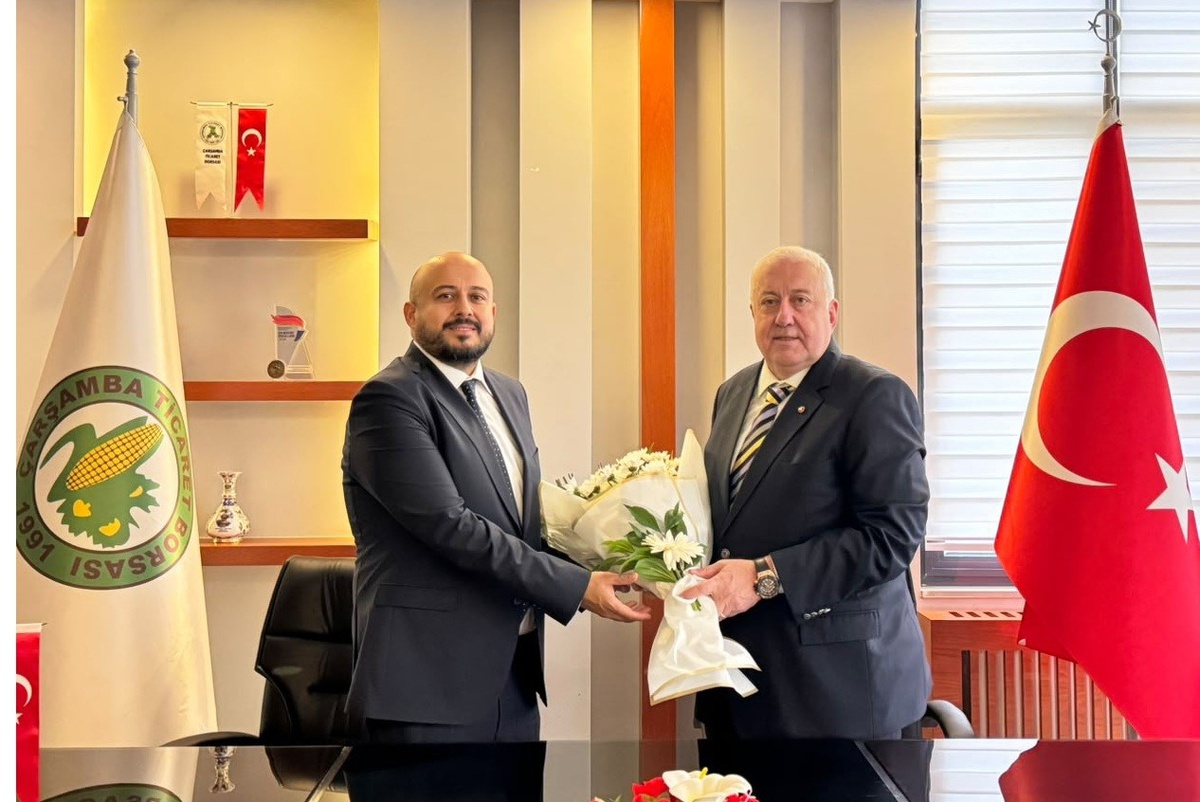 Samsun Çarşamba Ticaret Borsası\'nda mühür yeni başkan Selim Yılmaz\'a geçti
