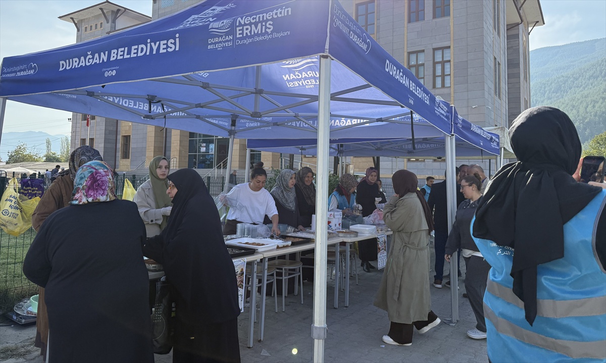 Sinop Durağan\'da Gazze yararına kermes düzenlendi, gelir ihtiyaç sahiplerine ulaşacak