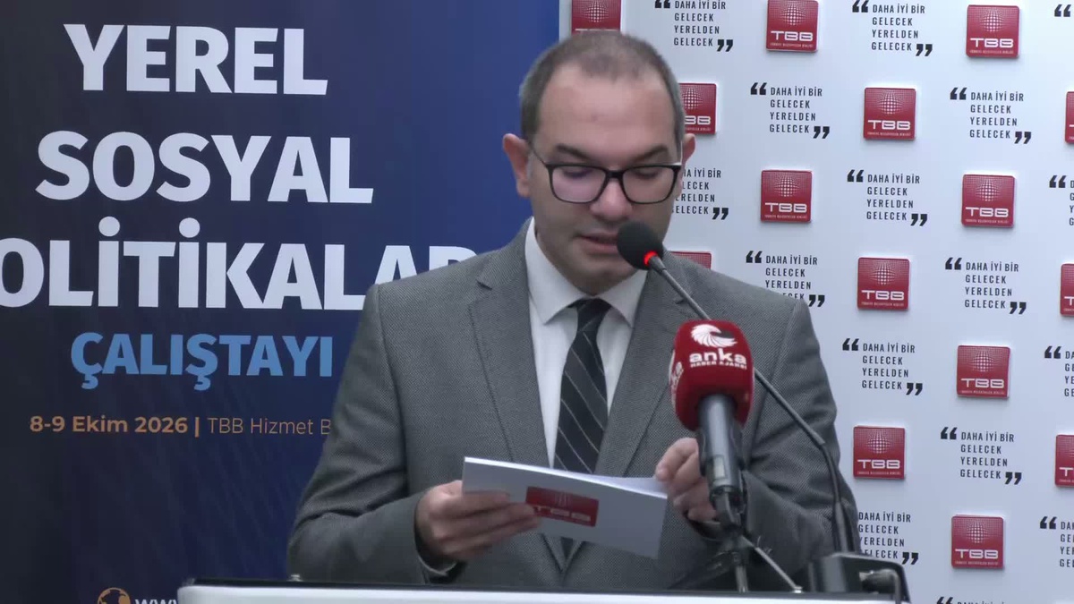 TBB Genel Sekreteri Yıldız, yerel sosyal politika eşitsizlikleri azaltmalı dedi