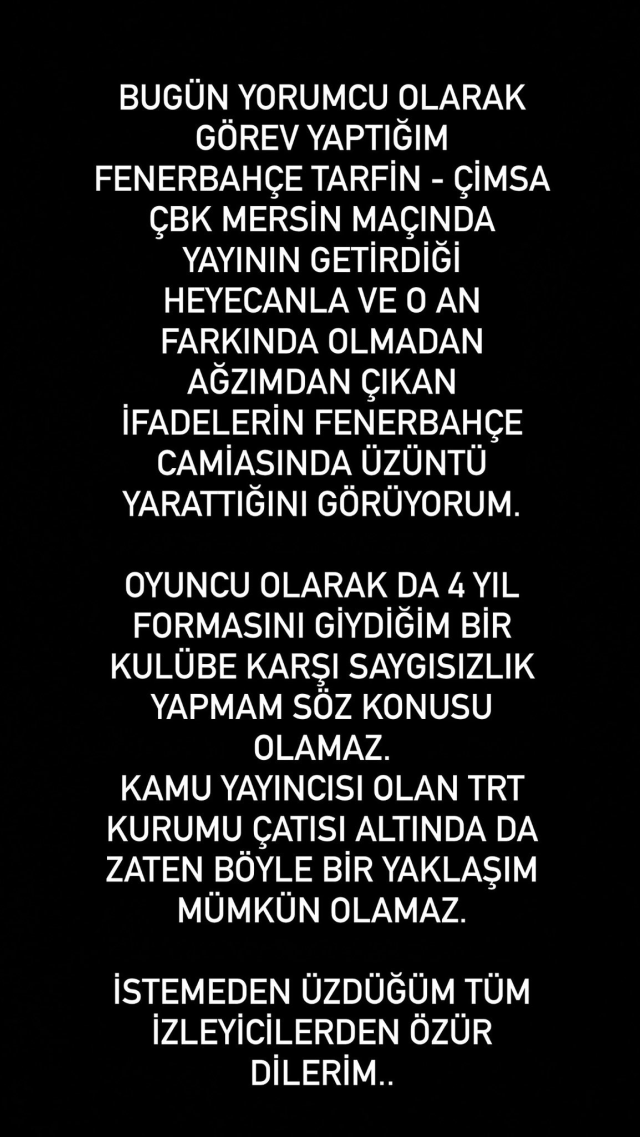 TRT yorumcusu canlı yayında ağzından kaçırdı! Fener taraftarı delirdi