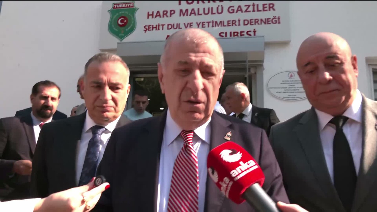 Ümit Özdağ: "Şehit aileleri ve gazilerimize verilen söz tutulmazsa Zafer Partisi\'nin kapıları kendilerine açık"