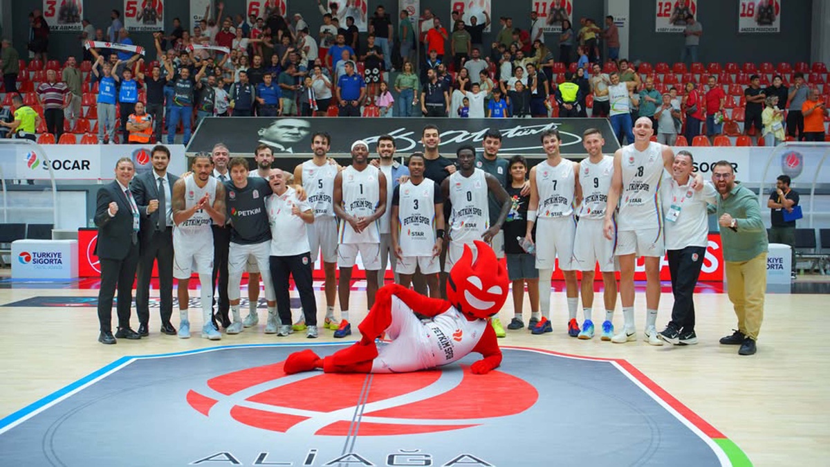1 galibiyet 1 mağlubiyetli Aliağa Petkimspor, yarın Körfez Basket\'i konuk edecek