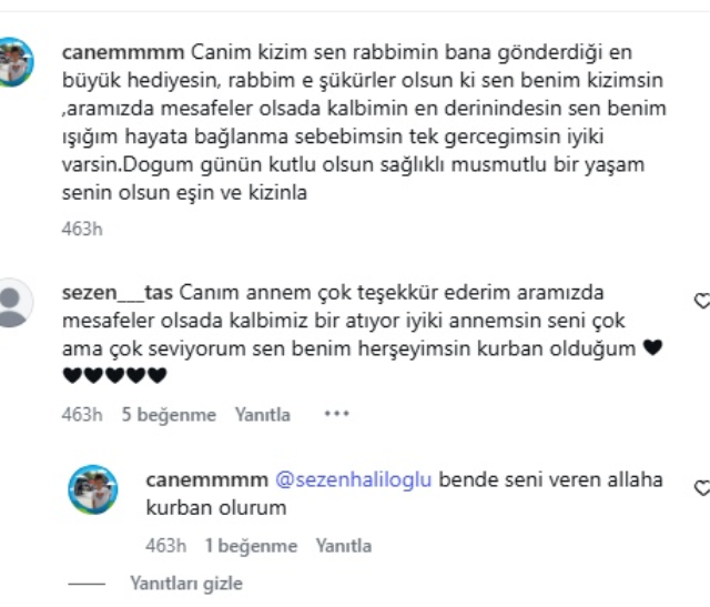 Atilla Taş'ın kızı Sezen Taş'ın annesine yazdığı mesaj yürek burktu: Kalbimiz bir atıyor