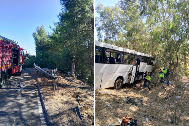 Aydın'da tur otobüsüyle uçurumdan yuvarlanan minibüs bu hale geldi! 2 ölü, 9 yaralı