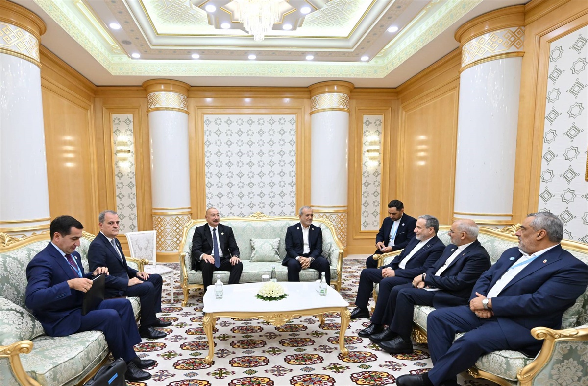 Aliyev ile Pezeşkiyan Türkmenistan\'da görüştü, Ağbend-Kelale\'de son aşamaya gelindi