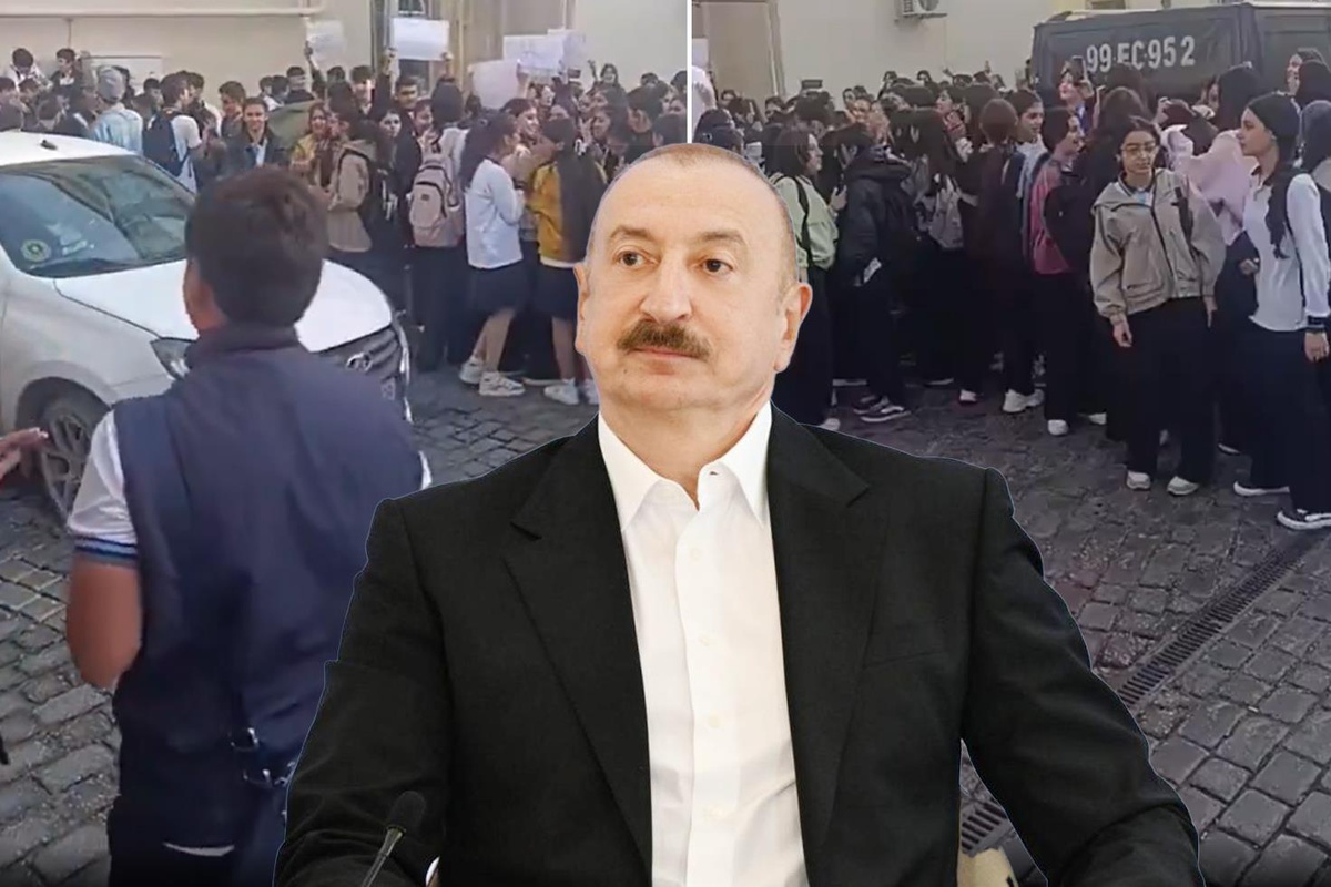 Azerbaycan'ı karıştıran başörtüsü yasağı! Öğrenciler tepki gösterdi