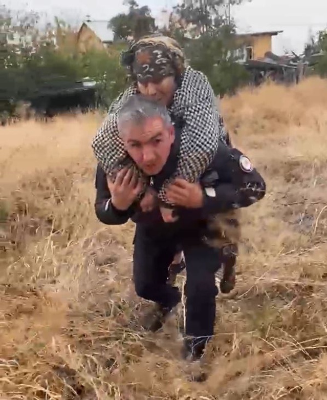 Alzheimer hastası Nazmiye teyze Gökmen dronla bulundu