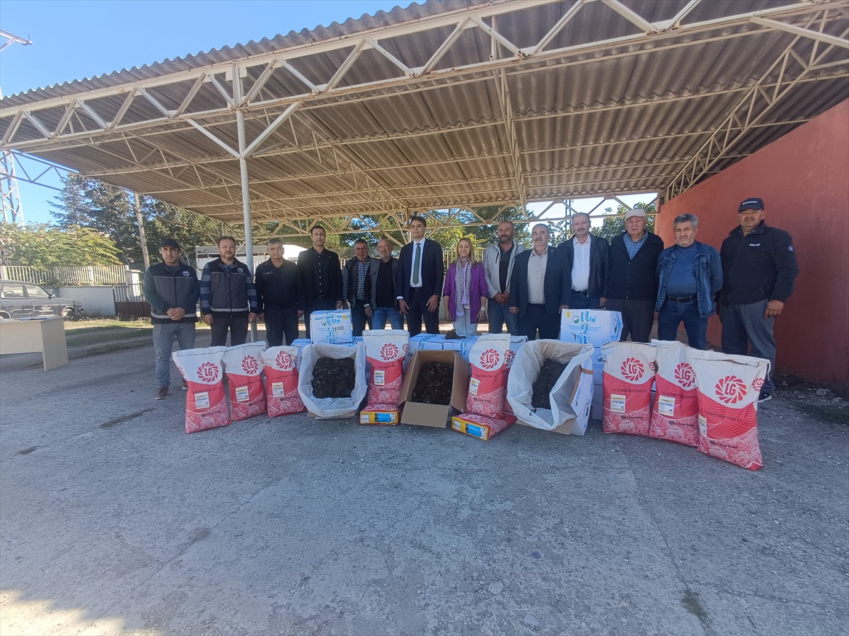 Bilecik Pazaryeri\'nde üreticilere 41 bin 750 çilek fidesi dağıtıldı