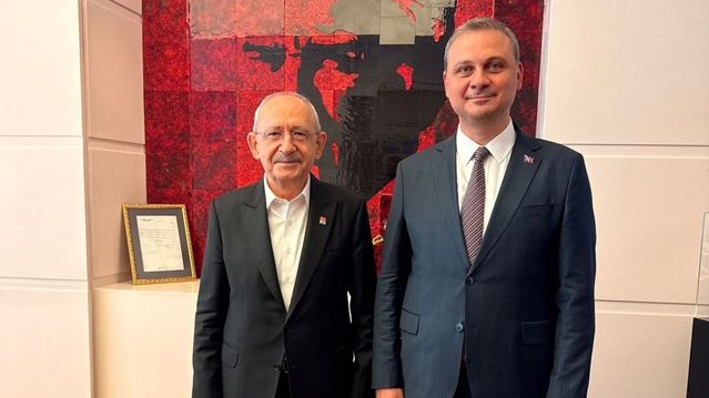 CHP Genel Başkanı Kılıçdaroğlu, Beylikdüzü Belediye Başkan Vekili Çebi'yi kabul etti
