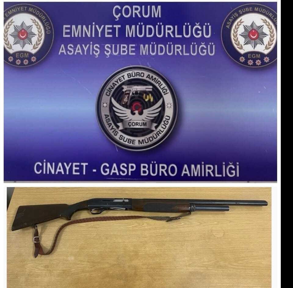 Çorum\'da polis denetimlerinde 4 tabanca ile 4 av tüfeği ele geçirildi
